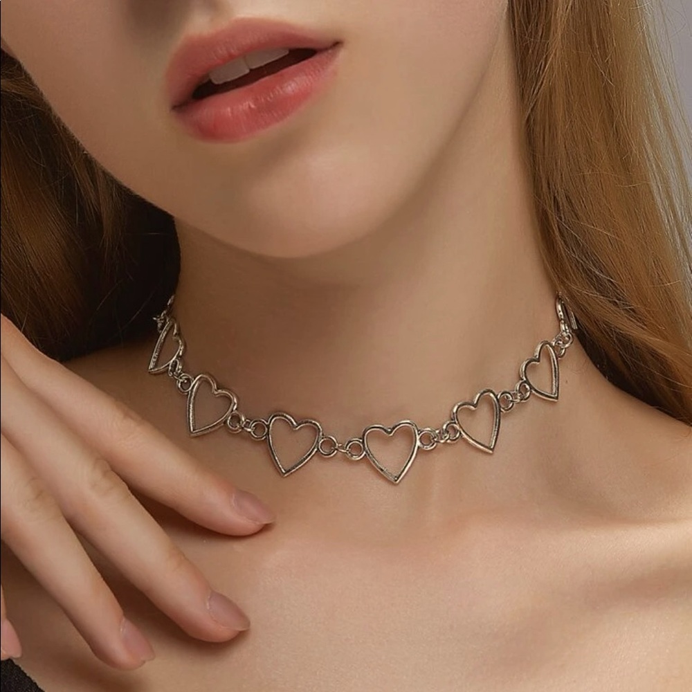 Heart Decor Chain Necklace